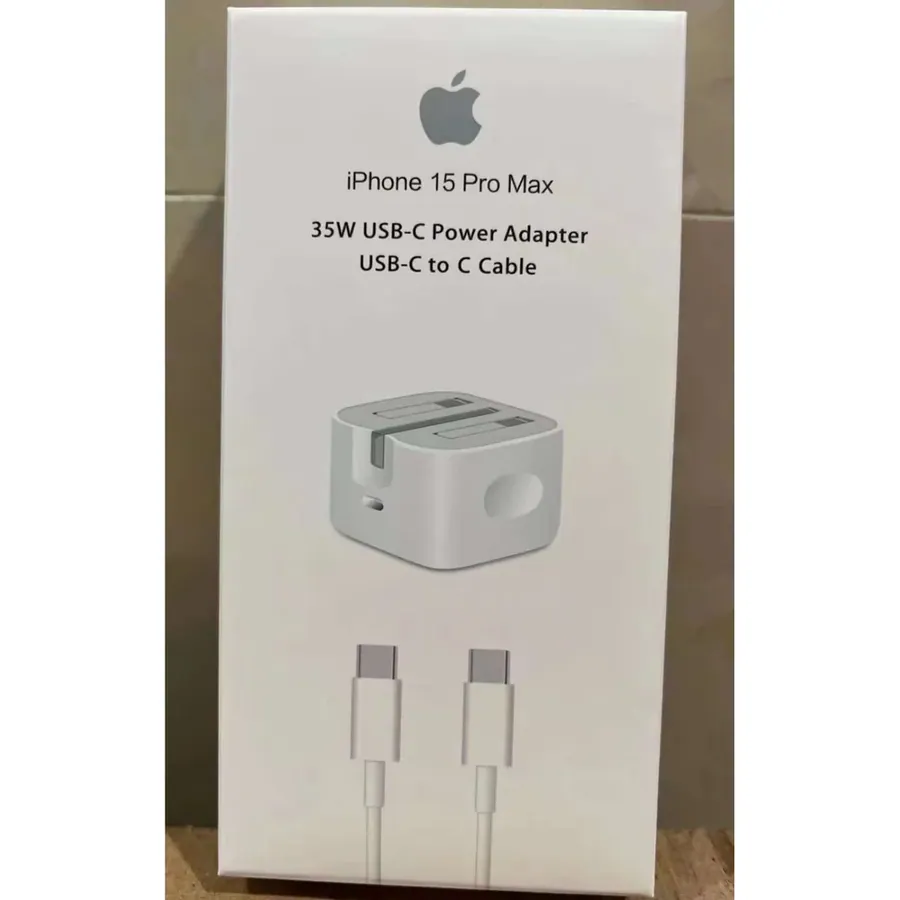 Cargador iPhone 15 Pro Max 35W con to con