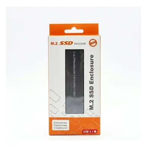 Capsula M.2 NVME g USB 3.2 10 gbps aluminio