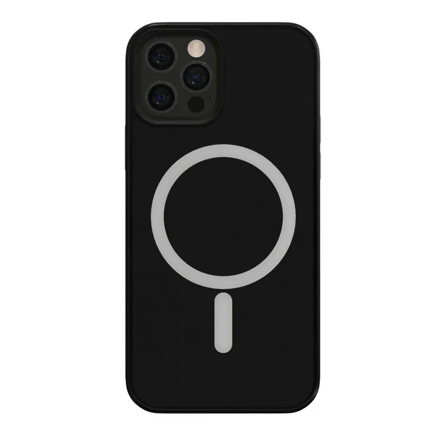 Estuche magnético CRM-01 1.5MM fuerza magnetica 2000 iPhone 12 / 12 Pro tansparente con empaque individual