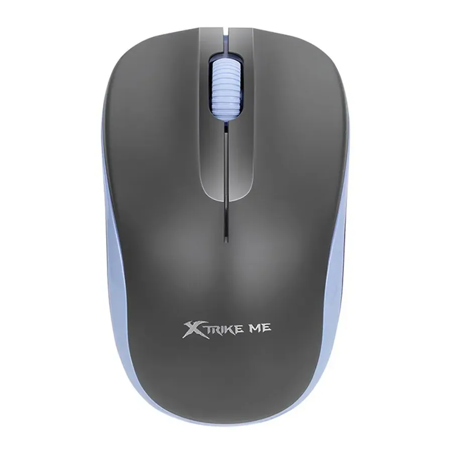 Mouse xtrike me GW-116 gy gris inalambrico 3 bot. dpi 1000 pila 1AA