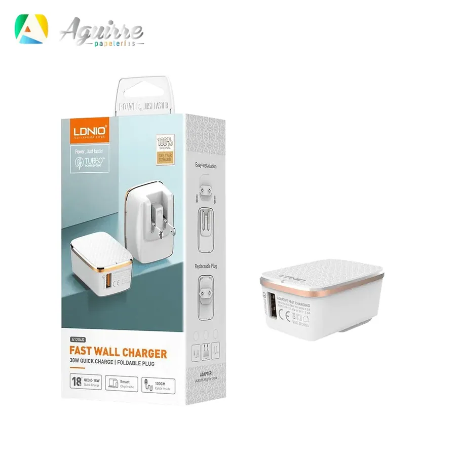 Cargador ldnio A1508 con A con