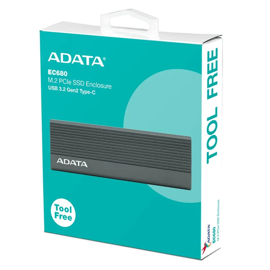 Ssd/adata compartimiento de SSD EC680 M.2 pcie USB 3.2 GEN2 tipo-c