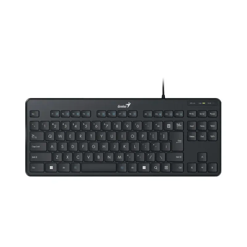Teclado genius luxemate 110 sp compacto USB 2.0 cable: 1.5M color negro